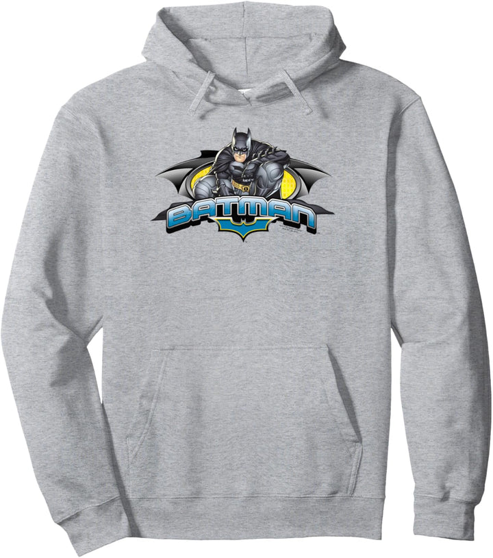 Batman Dark Knight Crouched Knight Pullover Hoodie