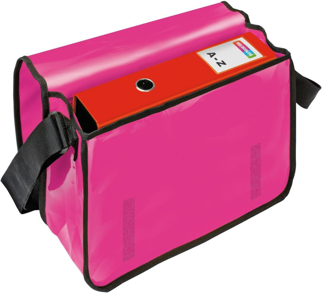 VELOFLEX 7000371 - Umhängetasche Velocolor, aus LKW-Plane, mit Handyfach, 2 Stiftfächern und Einstec