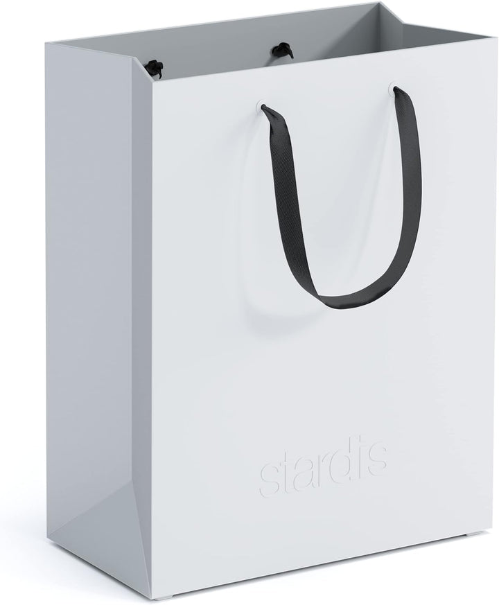stardis binbox Design Papierkorb eckig stylischer Papiereimer mit Tragegriffen für Büro Office Kunst