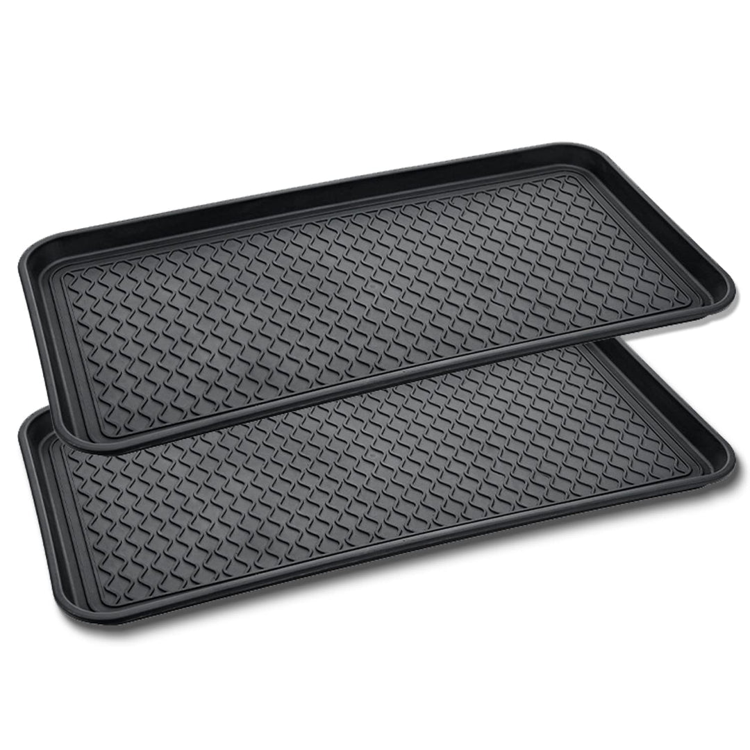 suntonmoto Schuhabtropfschale, Schuhregal, 2er-Set, 60 x 40 x 3 cm, Abtropfschale, Schuhabtropfschal