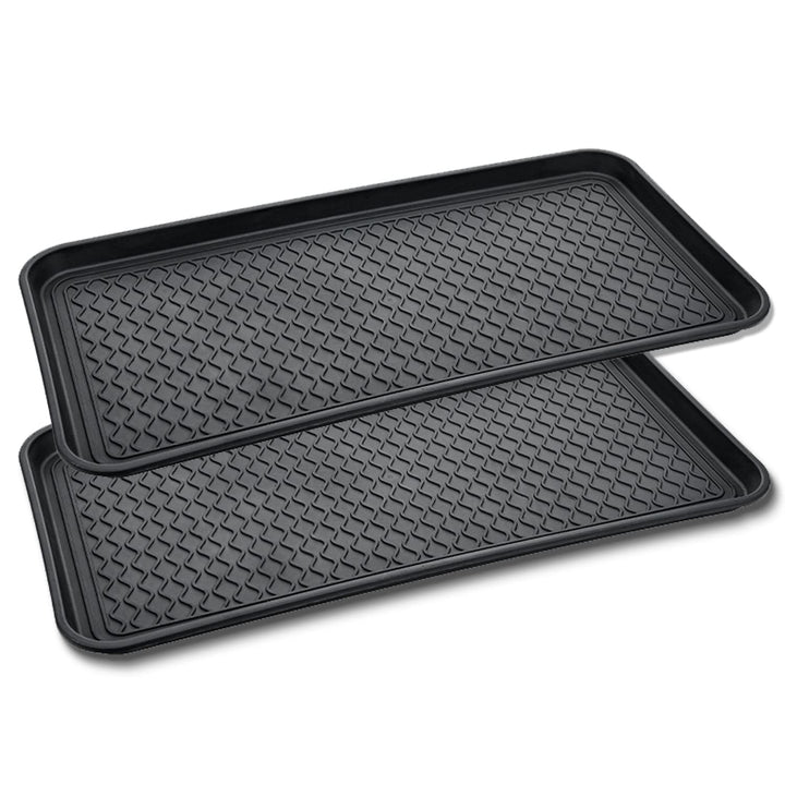 suntonmoto Schuhabtropfschale, Schuhregal, 2er-Set, 60 x 40 x 3 cm, Abtropfschale, Schuhabtropfschal