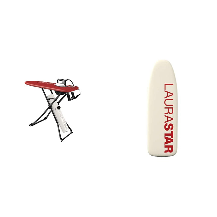 Laurastar GO+, Rot & Bügeltischbezug Mycover beige Bundle mit Bügeltischbezug Mycover beige, Bundle