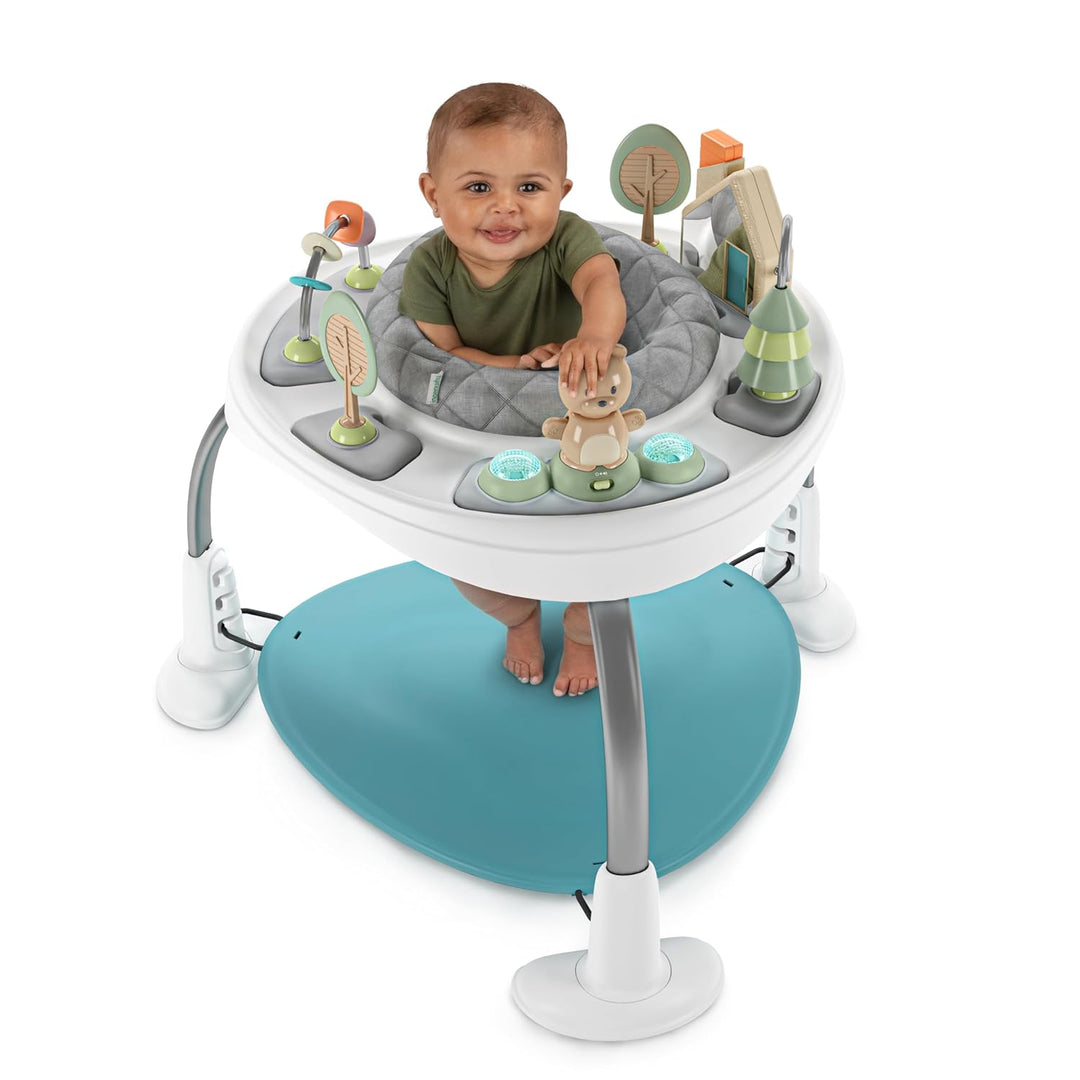 Ingenuity, Spring & Sprout, Aktivitätscenter 2-in-1, First Forest, Spielcentrum und Spieltisch mit S