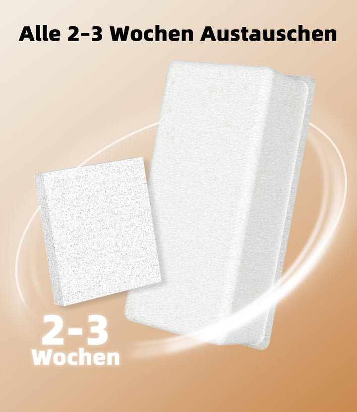 16 Stück Katzenbrunnen Filter für UPAWPIA Katzen Trinkbrunnen 4L Filter 4-Monats-Set Ersatzfilter Wa