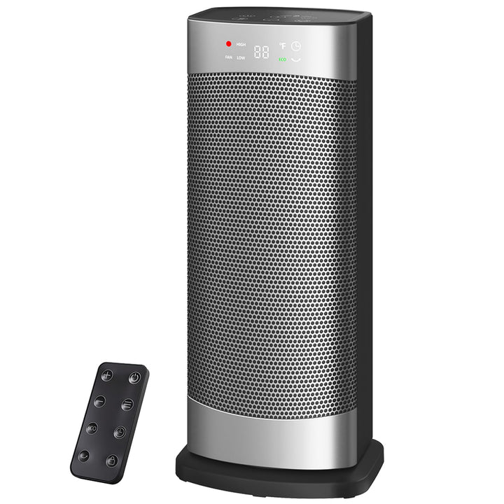 Heizlüfter Energiesparend, 1500W Heizung Elektrisch mit Thermostat, 70° Oszillierend Elektroheizung,