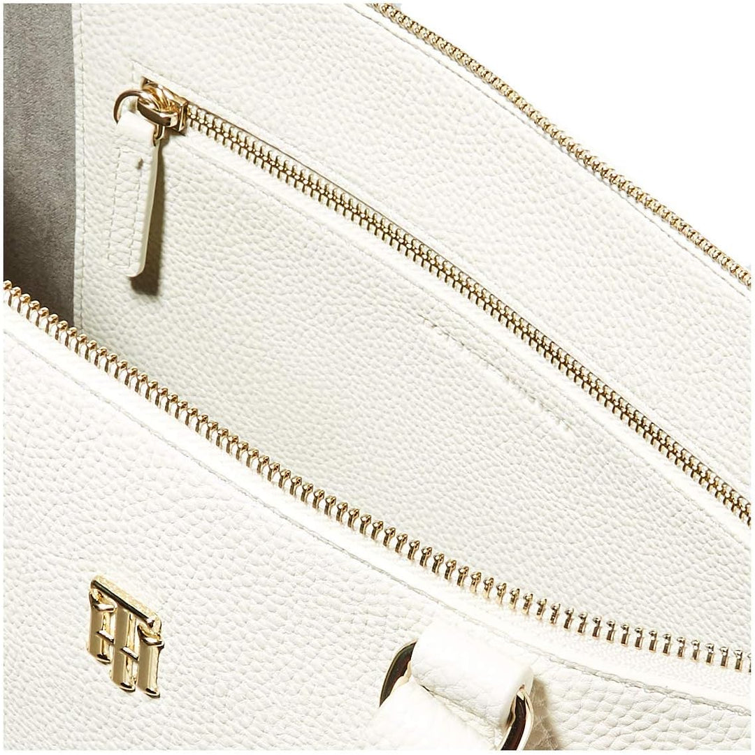 Tommy Hilfiger Damen Th Soft Tragetasche Weisse Taube, Weisse Taube