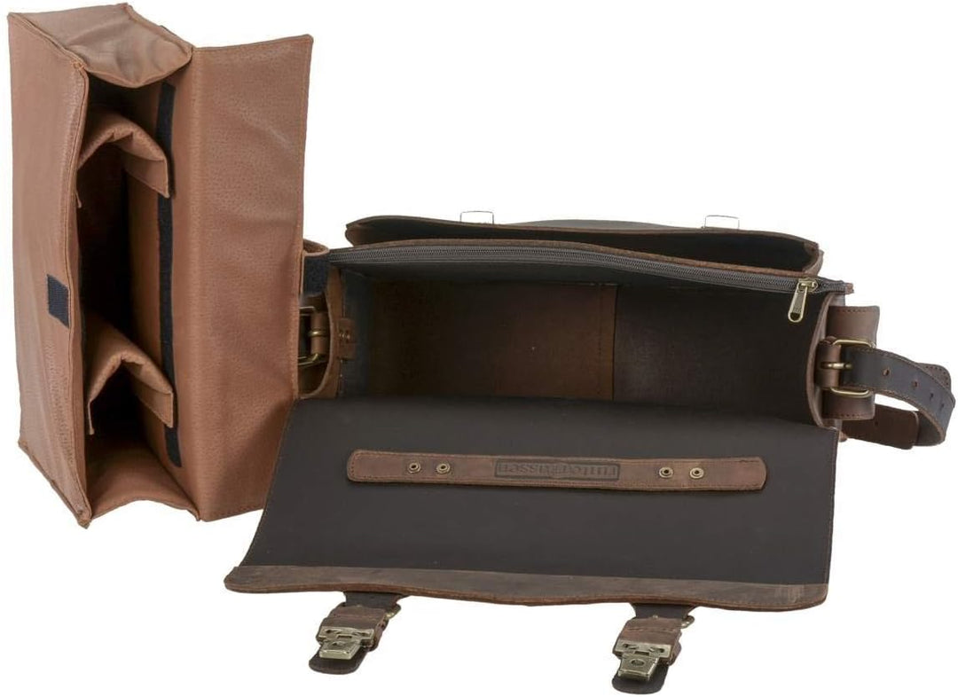 Ruitertassen Fototasche Leder gross Kameratasche Ranger braun Umhängetasche Classic aus starkem robu