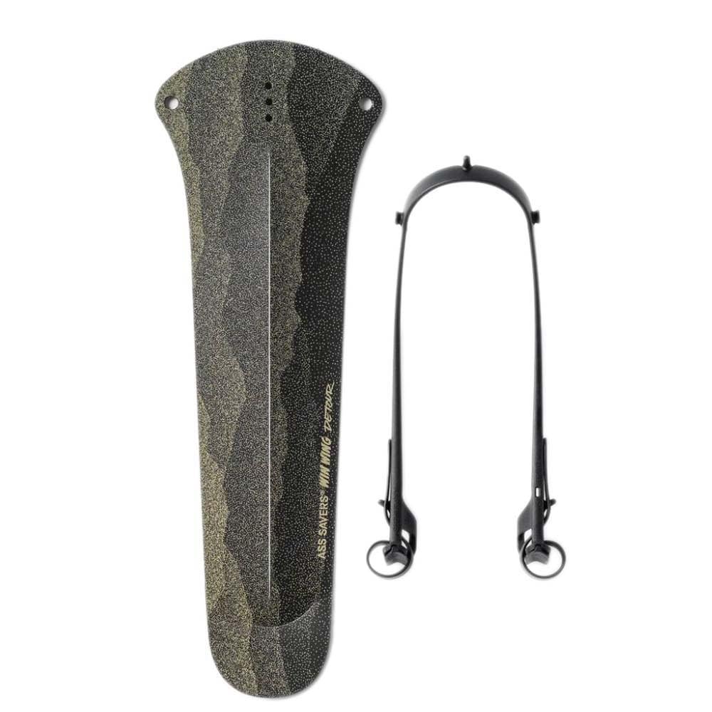 Ass Savers Win Wing Clip On Rear Bike Mudguard Detour Gravel - Detour/Black Wishbone/60mm/WW2, Grave