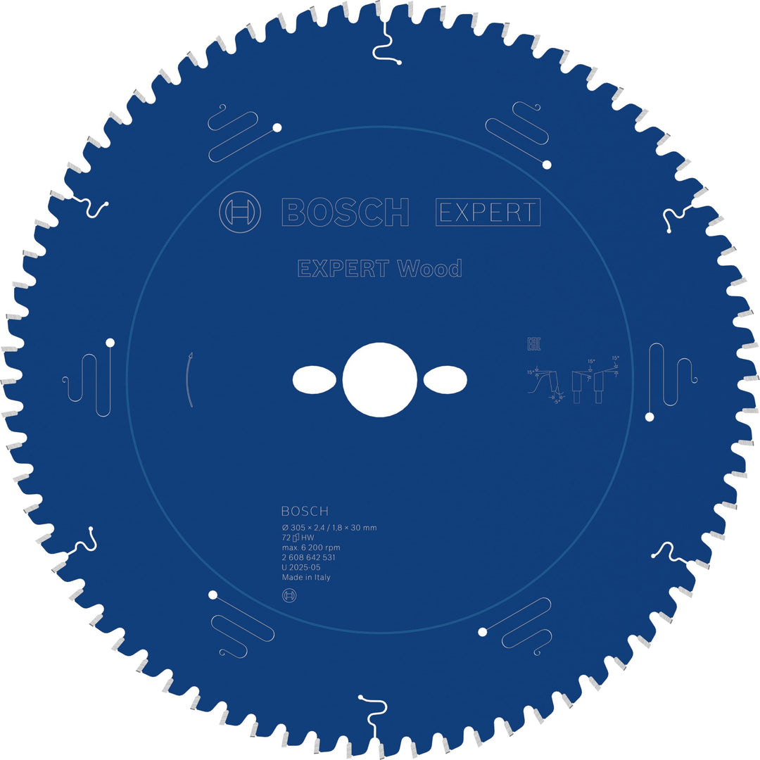 Bosch Accessories Bosch Professional 1x Kreissägeblatt Expert for Wood (Holz, Sägeblatt Ø 305 x 30 x