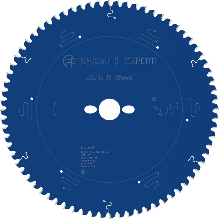 Bosch Accessories Bosch Professional 1x Kreissägeblatt Expert for Wood (Holz, Sägeblatt Ø 305 x 30 x