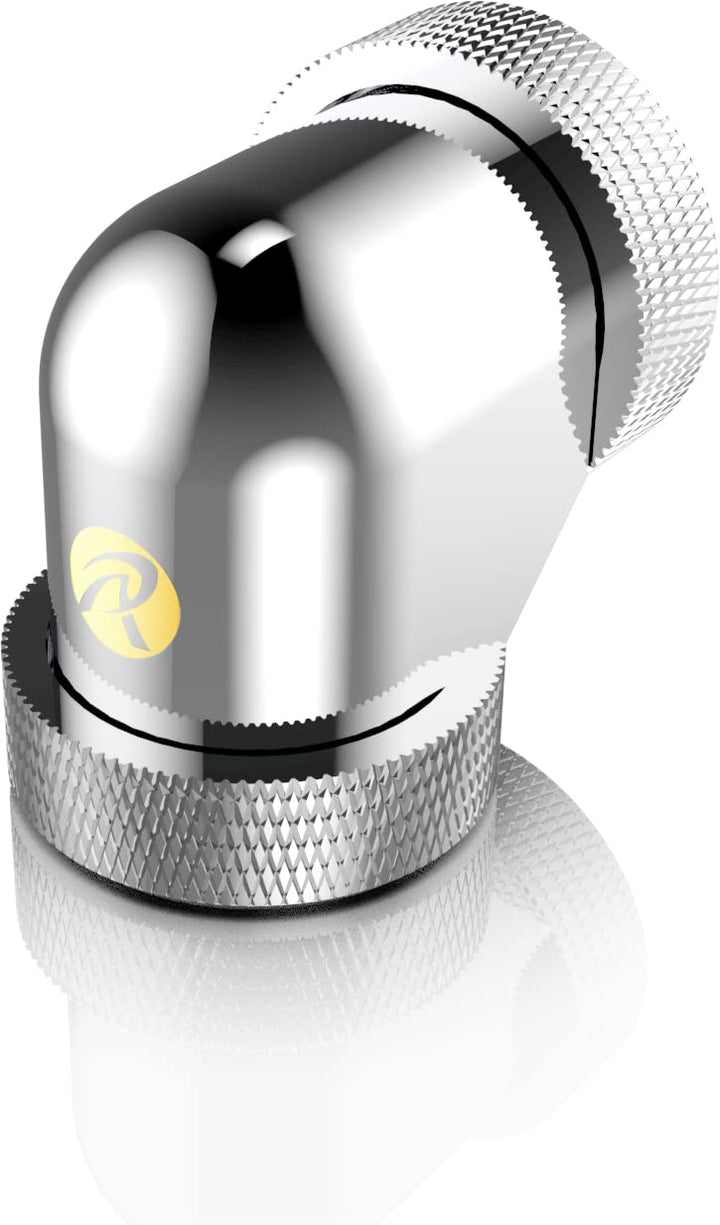 Raijintek Verbindungsstück PELIAS D140906, 14 mm, 90-Grad-Adapter, 6 Stück, silberfarben
