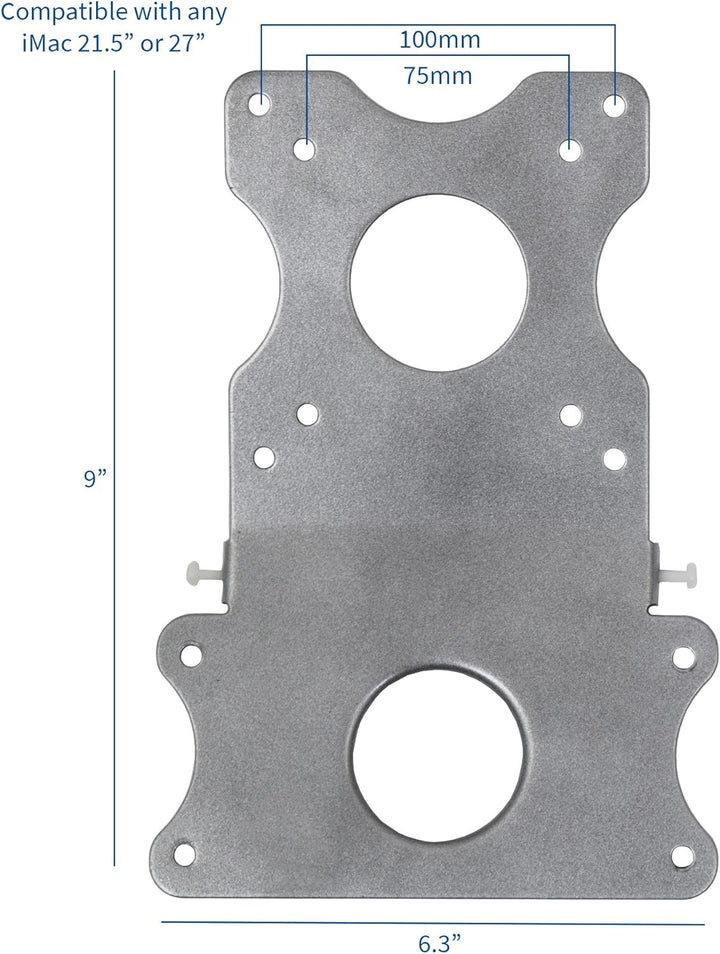 VIVO Adapter VESA Mount Kit, Bracket Set für Apple 21,5" und 27" iMac, Ende 2009 bis 2020 Modelle, L