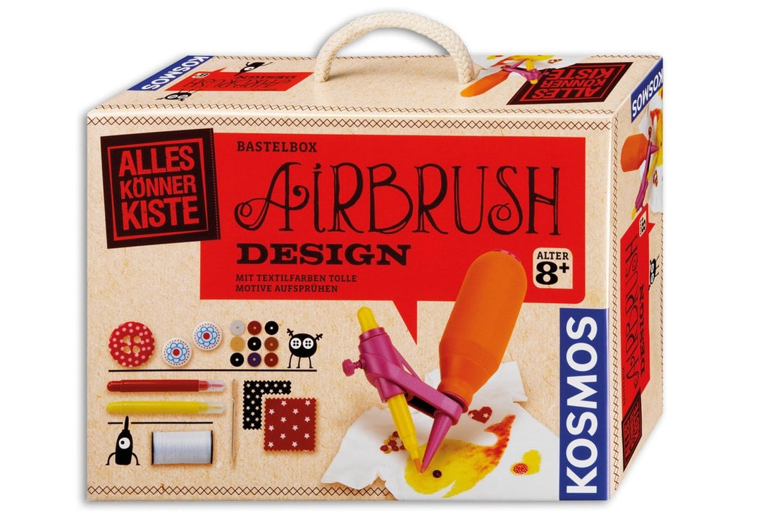 Kosmos 604073 - Airbrush Textil-Design, Bastel-Set