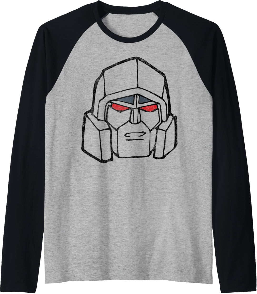 Transformers Megatron Vintage Big Face Raglan