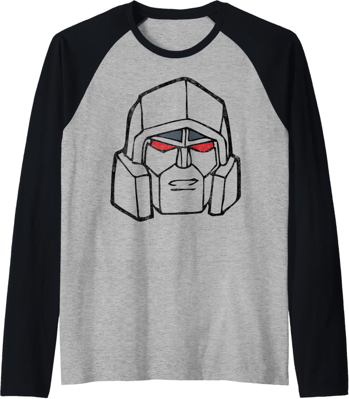 Transformers Megatron Vintage Big Face Raglan