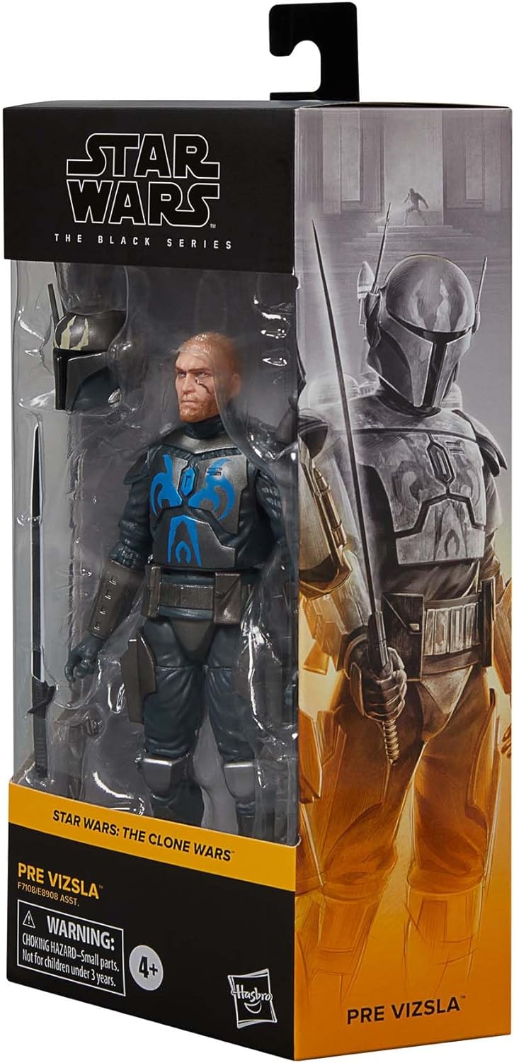 Star Wars The Black Series Pre Vizsla, 15 cm grosse Action-Figur zu Star Wars: The Clone Wars