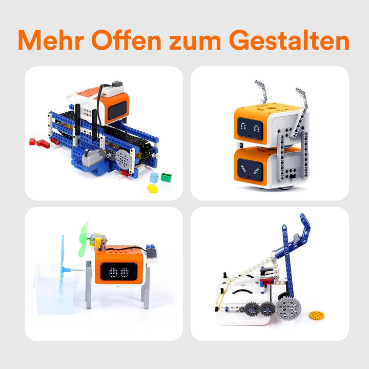 VinciBot Klassenzimmer-Set für Kinder (8-12 Jahre), enthält 6 VinciBot-Coding-Roboter & reichhaltige