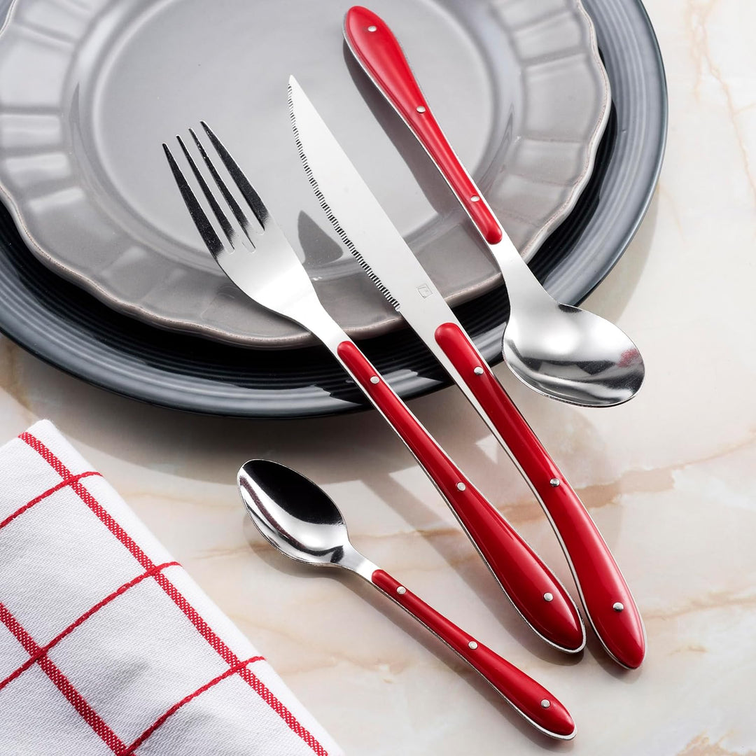 Amefa Retail 1-2-3 Bestek S24 Rood Rot, Rot