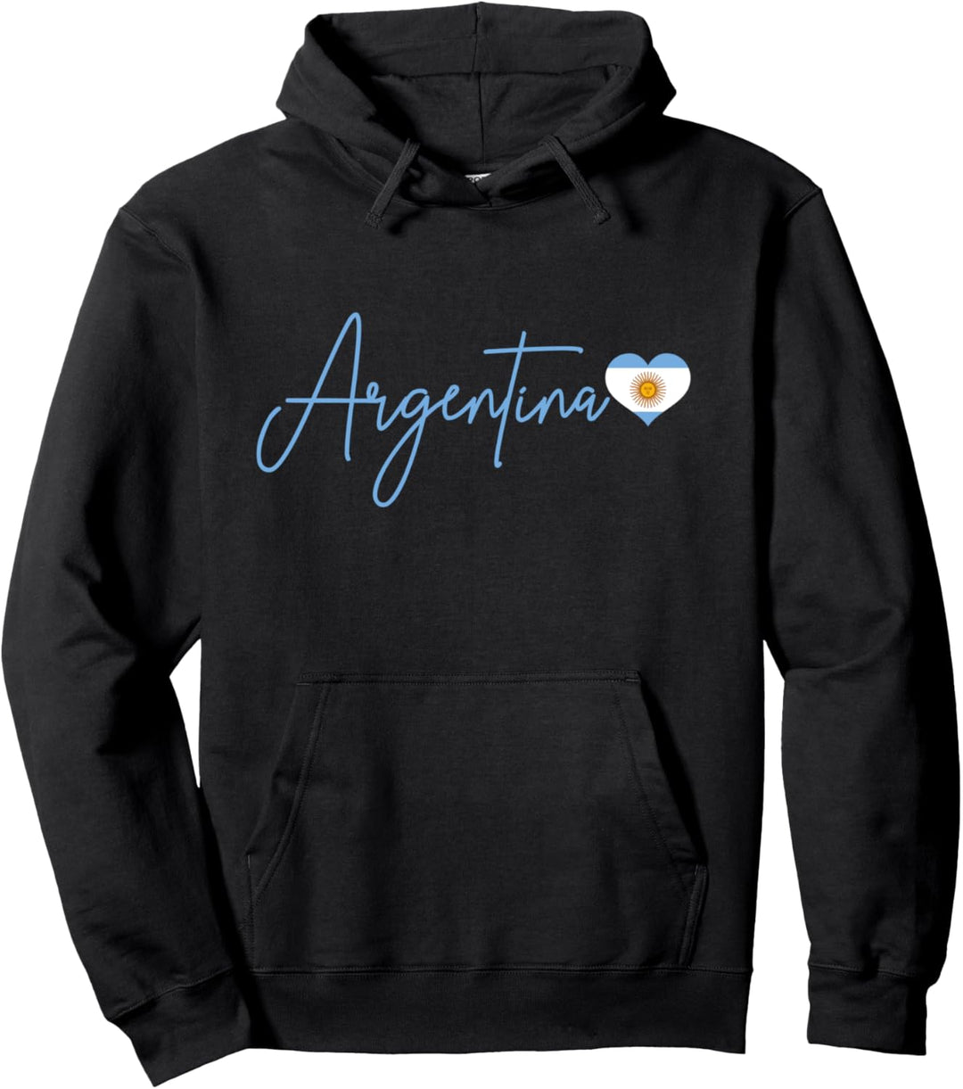 Argentinien Herz Pride Argentinien Flagge Pullover Hoodie