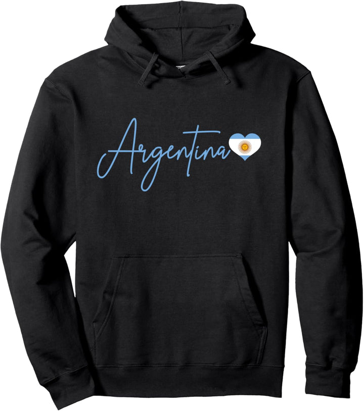 Argentinien Herz Pride Argentinien Flagge Pullover Hoodie