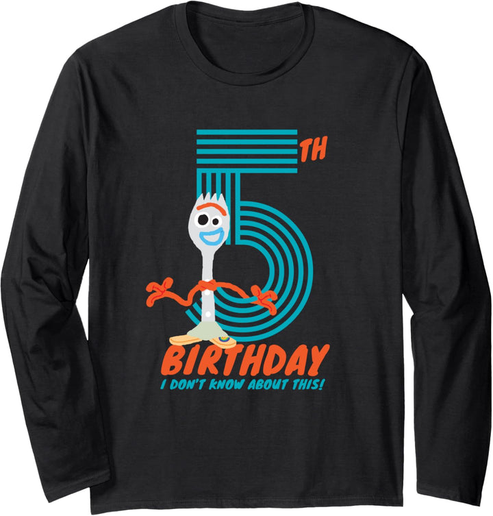 Disney and Pixar's Toy Story 4 Forky 5th Birthday Langarmshirt