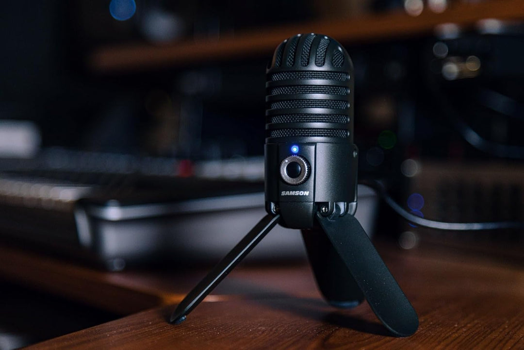 Samson Meteor USB Studio Cardioid Microphone - Titanium Black schwarz Single, schwarz Single