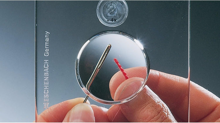 Eschenbach maxiPLUS Umhängelupe 2x/4x Vergrösserung für beidhändiges Arbeiten