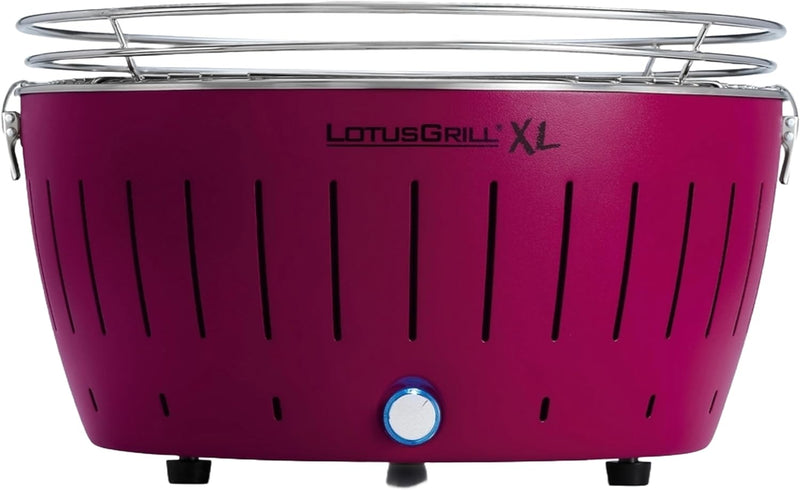 LotusGrill Kohlegrill Serie 435 XL, Zitrus, 43,5 x 35 x 25,7 cm, Lila Lilac, Lilac