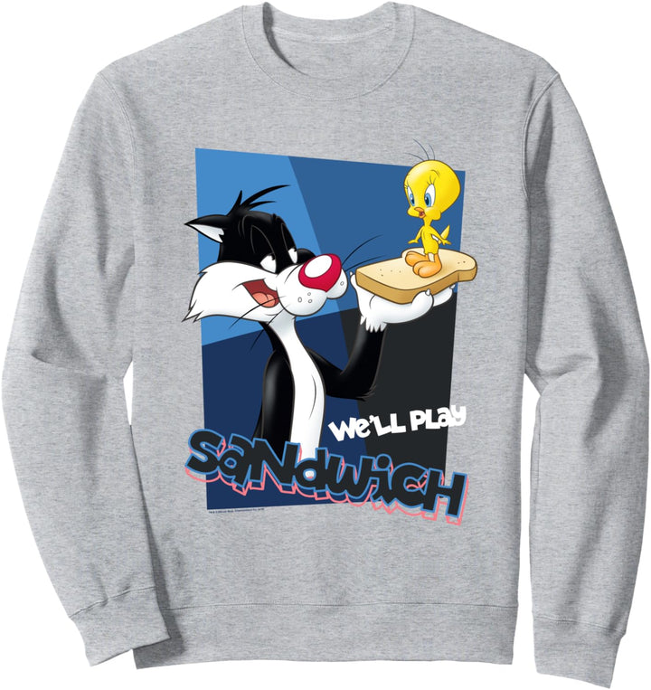 Looney Tunes Sylvester Tweety Sandwich Sweatshirt