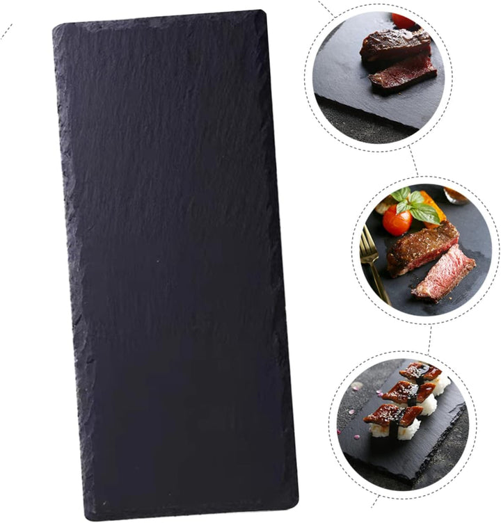 BESTonZON Schieferplatte Für Sushi Multifunktions-steakteller Aus Natürlichem Material Geeignet Für