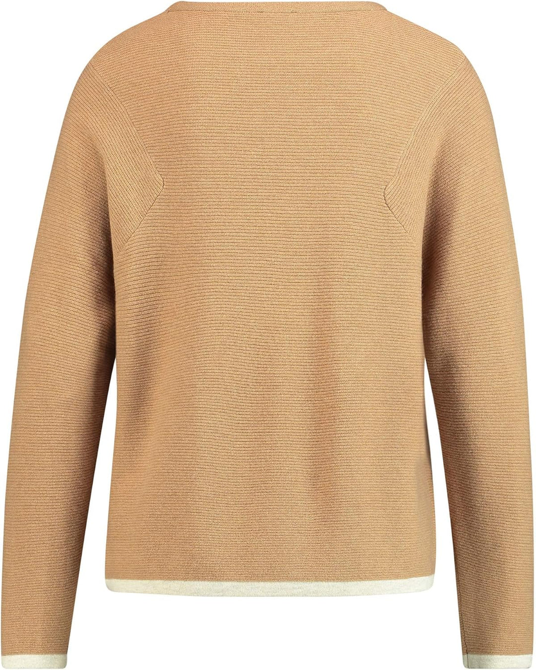 Gerry Weber Damen Pullover Mit Wolle Und Kaschmir Figurumspielend, Leicht Ausgestellt Camel-Melange