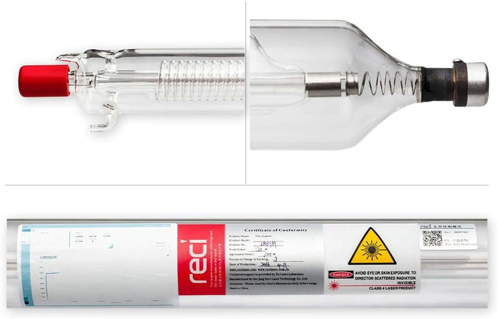 Cloudray RECI CO2 Laser Tube W2 90W 100W Laserröhre for Laser Engraving Cutting Machine Schneidemasc