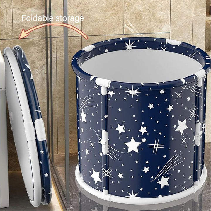 Tragbare Badewanne,Tragbare Badewanne - Zusammenklappbares Eisfass-Tauchbecken - Badewanne für Erwac