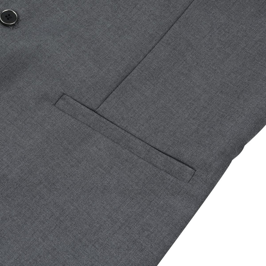 Allthemen Herren Weste Slim fit V Ausschnitt Anzugweste Ärmellose Westen für Business Hochzeit S #60