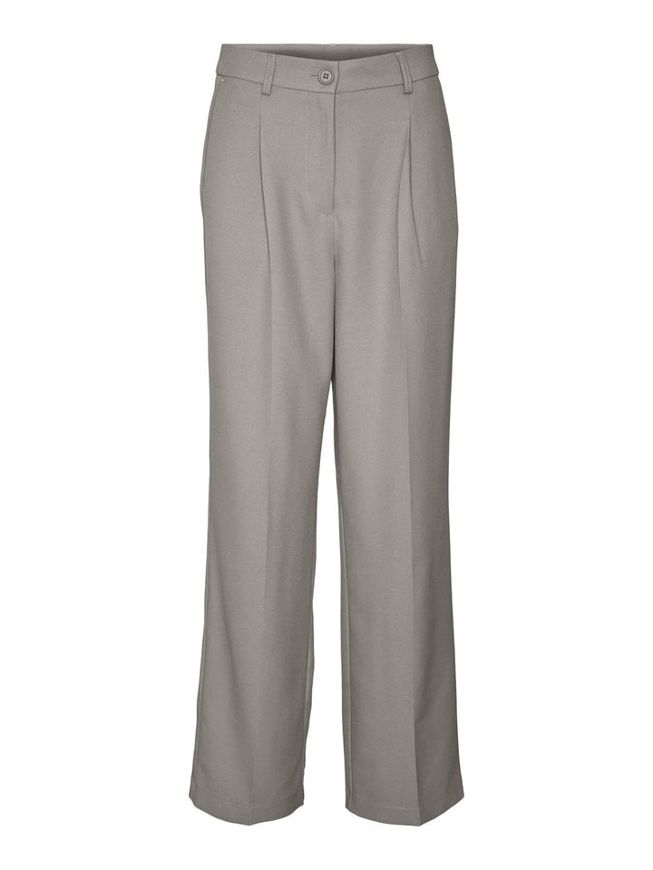 Noisy may Damen Nmdrewie Hw Straight Pants Ko Curve Hose 48 Titanium, 48 Titanium