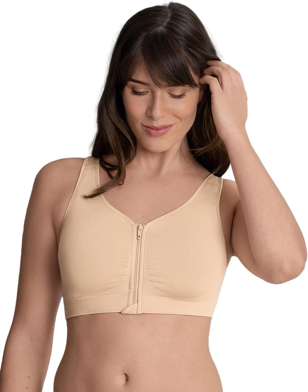 Anita 5768X-001 Women's Care Lynn Black Mastectomy Post Operative Bra XL Desert