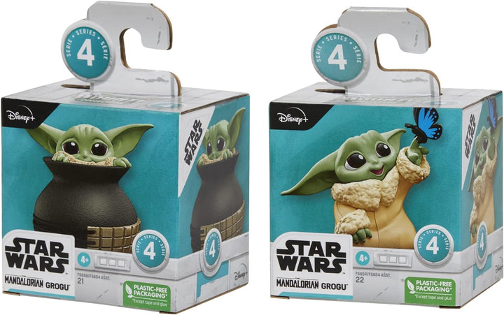 Star Wars The Bounty Collection Serie 4, 2er-Pack 5,5 cm grosse Grogu Sammelfiguren, Grogu mit Schme