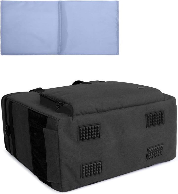 CURMIO Doppelschichte Tragetasche für PC Computer, Desktop-Computer-Reisetasche für PC-Gehäuse, Tast