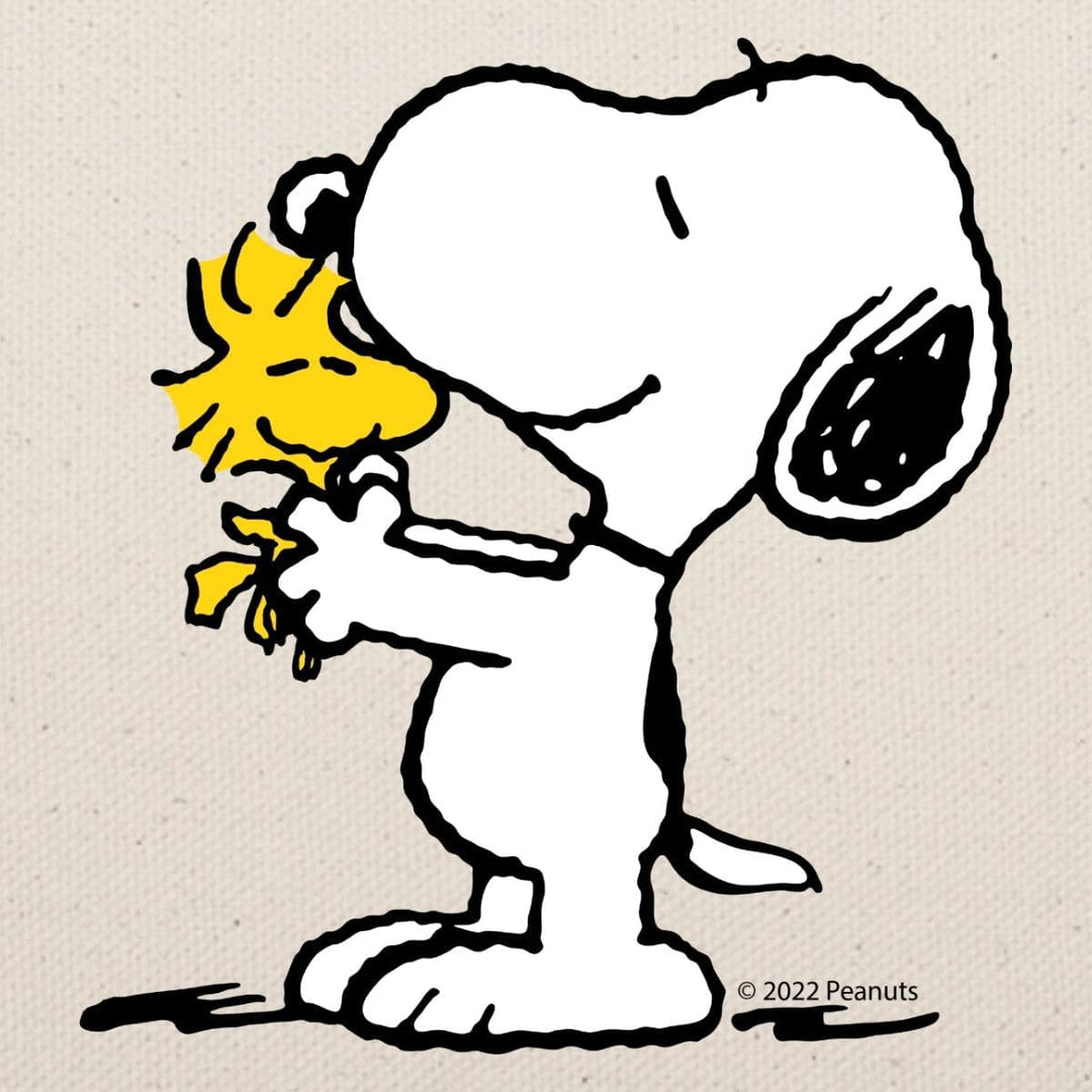 Spreadshirt Peanuts Snoopy Und Woodstock Beste Freunde Täschchen Natur, Natur