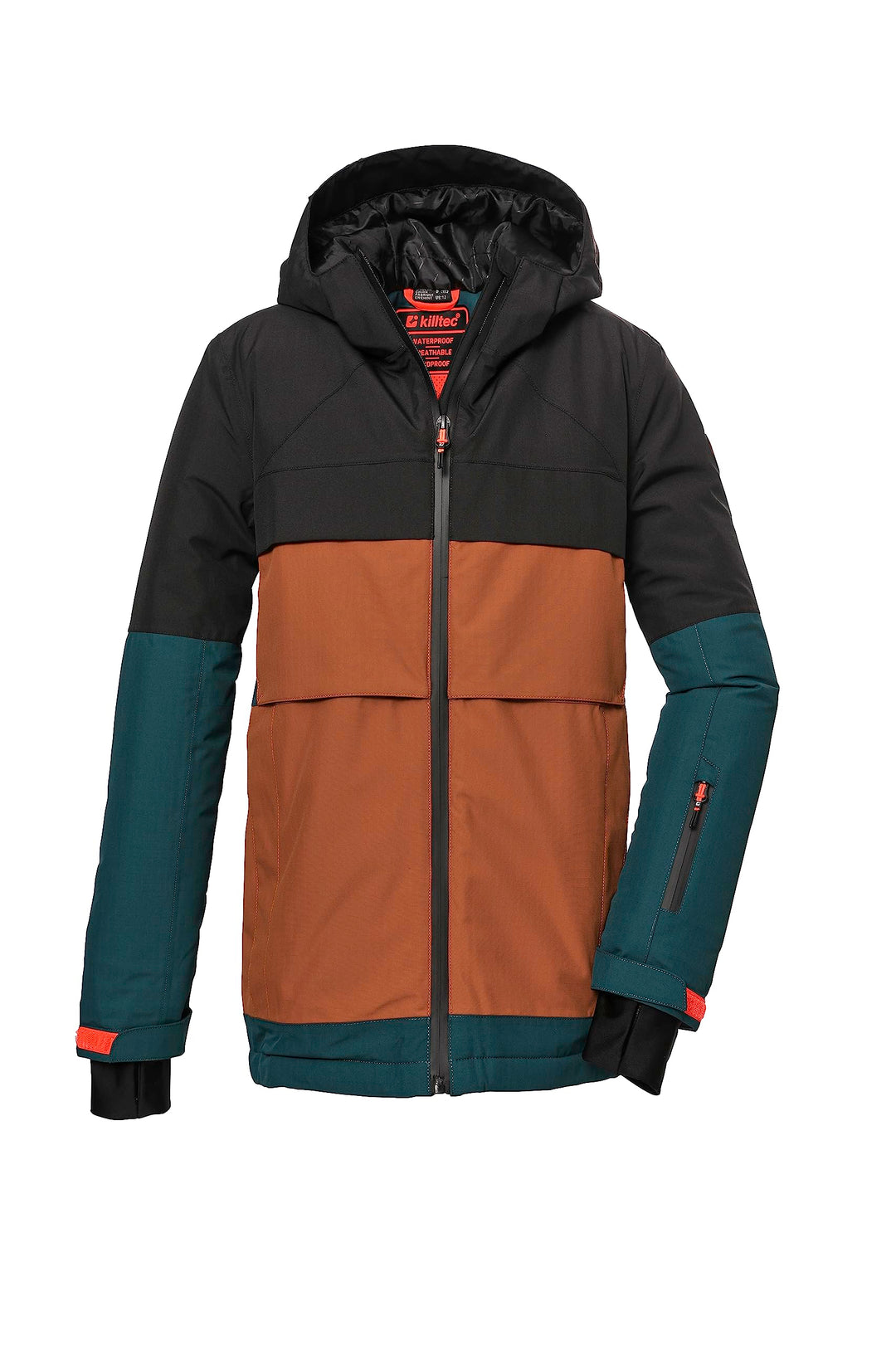 Killtec Jungen Ksw 126 Bys Ski Jckt Skijacke/Funktionsjacke mit Kapuze und Schneefang, wasserdicht 1