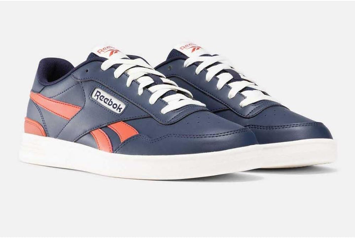 Reebok Unisex Court Advance ClipSneaker 39 EU Navy Brickred Chalk, 39 EU Navy Brickred Chalk