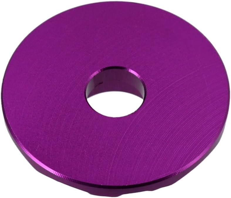 Set: CNC Unterlegscheibe 32mm für Stossdämpfer/Federbein, Violett - für S51, S50, S70, S53, S83