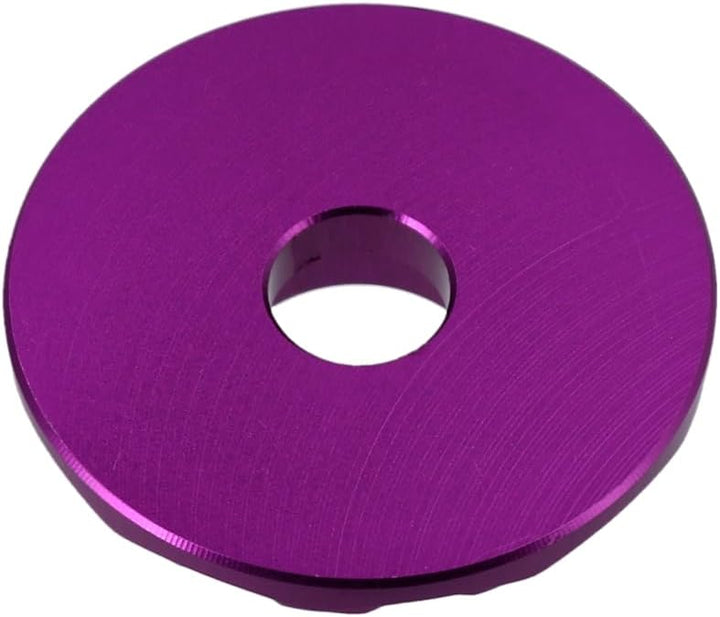 Set: CNC Unterlegscheibe 32mm für Stossdämpfer/Federbein, Violett - für S51, S50, S70, S53, S83