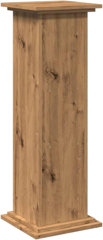 vidaXL Postament mit Stauraum Artisan-Eiche 31x30x90 cm Holzwerkstoff 31 x 30 x 90 cm Eiche Handwerk