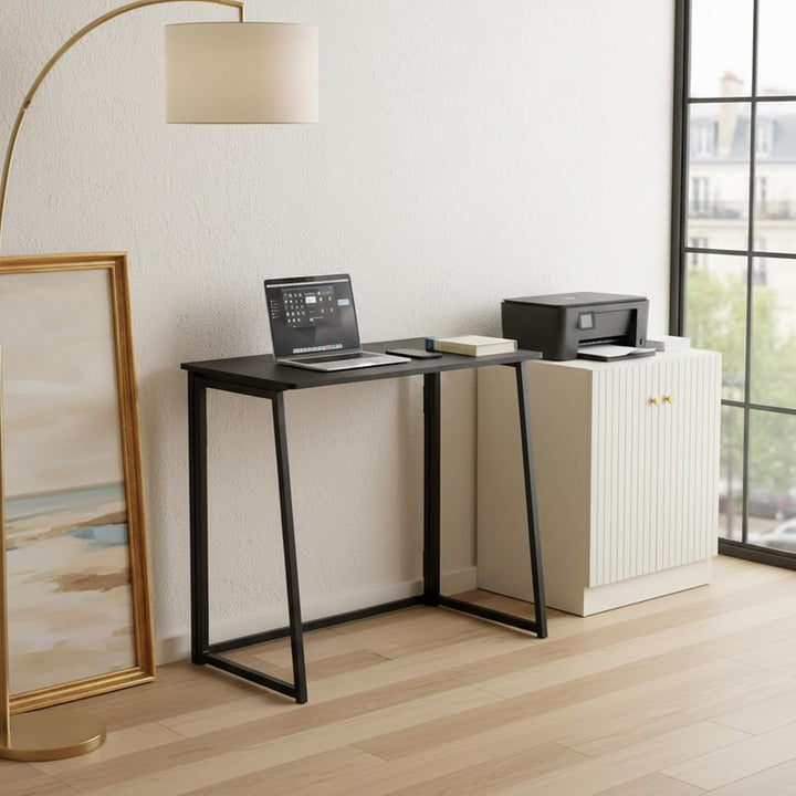 1 Stück Klein Klapptisch Schreibtisch 80CM Breite Computertisch Laptoptisch Klappbar Laptop Computer