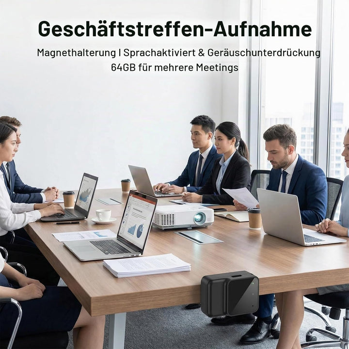 64GB Diktiergerät Mini,Aufnahmegerät,Mini Diktiergerät,Magnetisches Diktiergerät,Digital Voice Recor