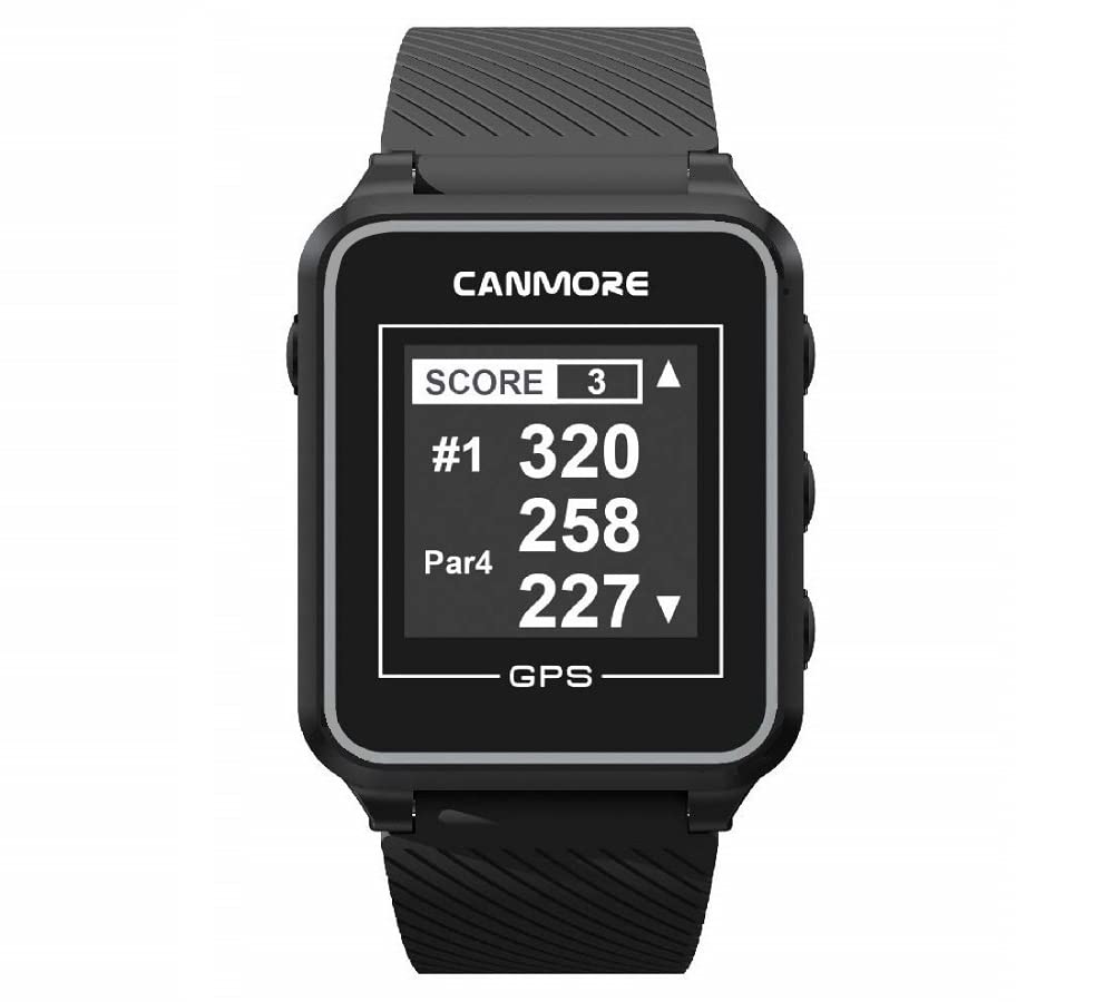 CANMORE TW356 GPS Golf-Uhr (schwarz), schwarz