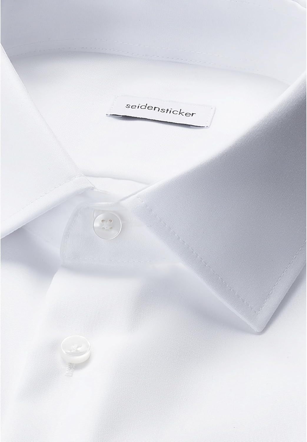 Seidensticker Herren Men Slim Shortsleeve Cotton Businesshemd 36 Weiss(676521), 36 Weiß(676521)