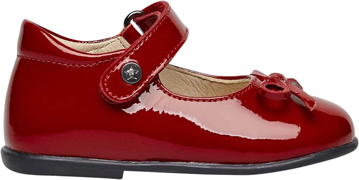 Naturino Ballet-Ballerinas aus Lackleder mit Schleife 21 EU Dunkelrot, 21 EU Dunkelrot