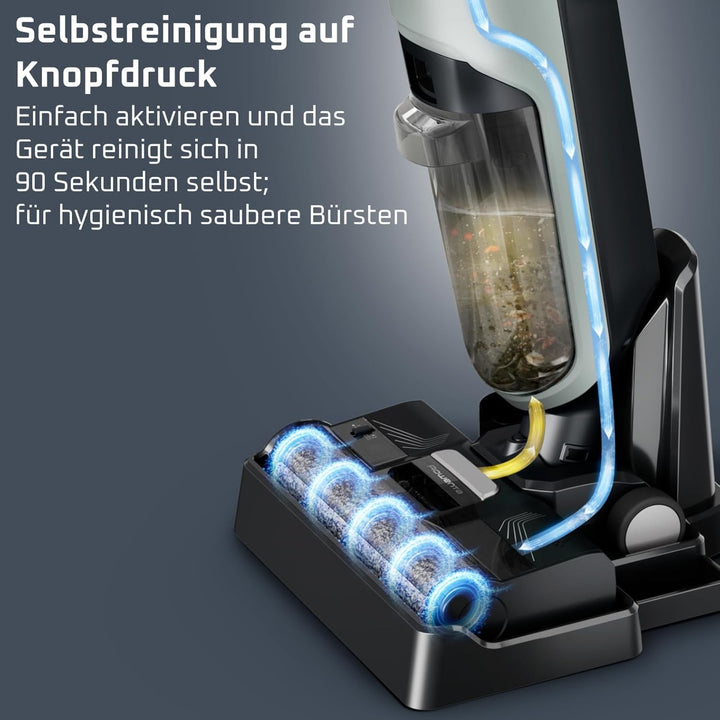 Rowenta X-Clean 2, 2-in-1 Nass-Trockensauger, ECO-/MAX-Modi für makellose Ergebnisse, 1,1 kg leicht,
